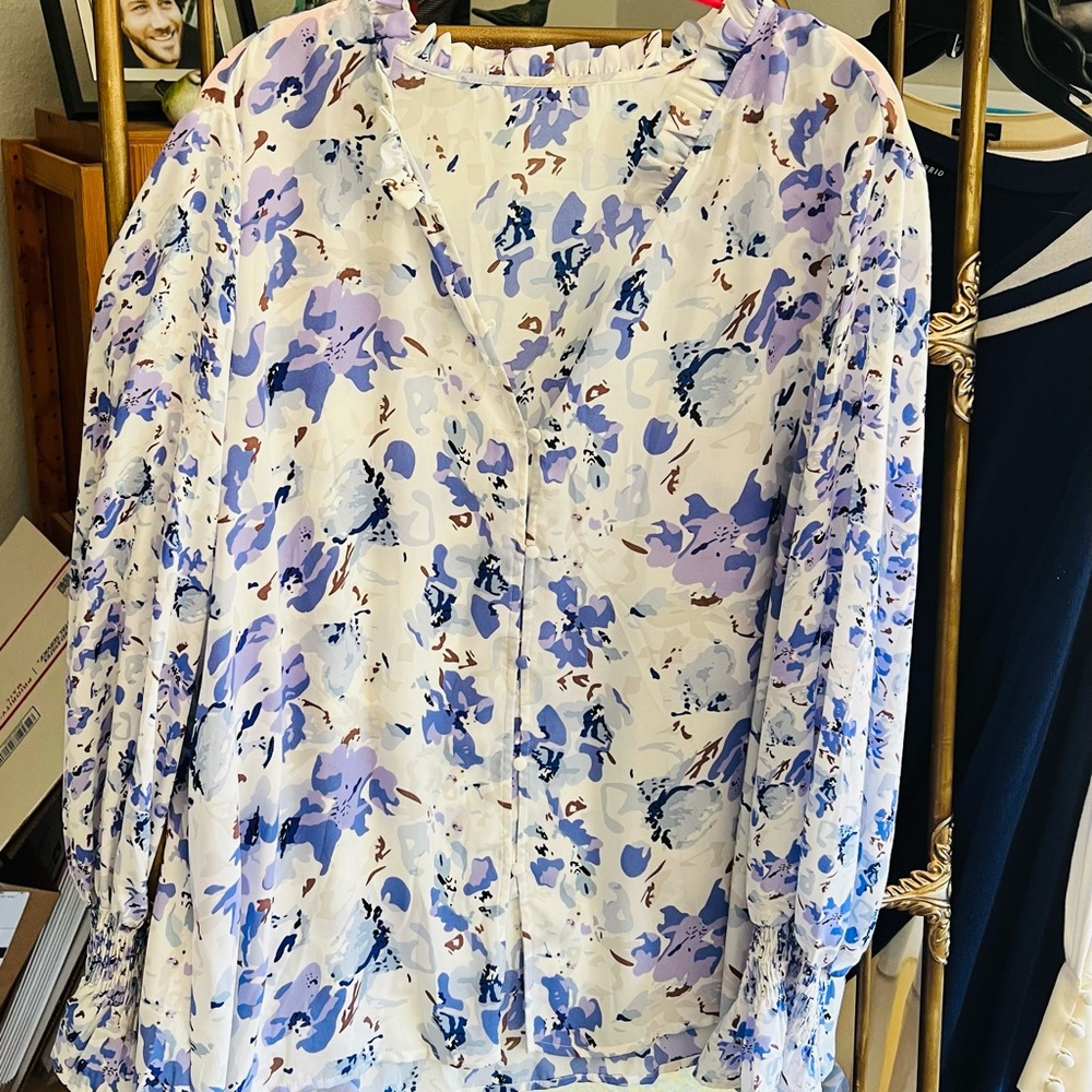 Garden Party Floral Blouse